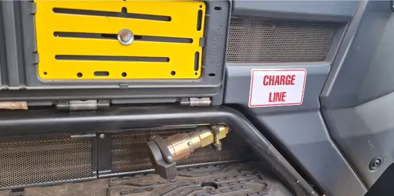 Front Charge Line | Skip Truck Traders